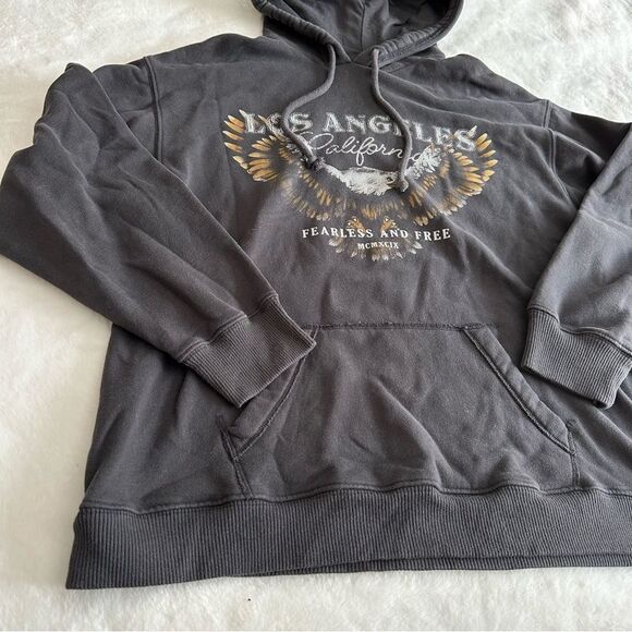 Hollister Graphic Oversized Hoodie Women’s Size Small - Picture 4 of 12
